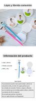 Pack de 6 a 36 libretas con lápiz comunión niña, recuerdos comunión niña invitados, detalles comunión personalizados, regalos para niñas comunión, Regalantes Store - details 0