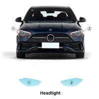 Película Protectora Pre-Cortada Para Mercedes Benz C Class W206 2022 2023 Antigolpes Transparente PPF Para Faros Y Espejos Retrovisores - details 6