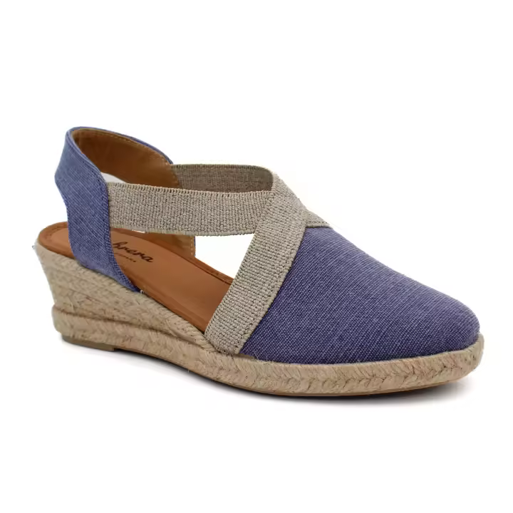 Alpargatas mujer cuña elásticos CABRERA 7007L - 1