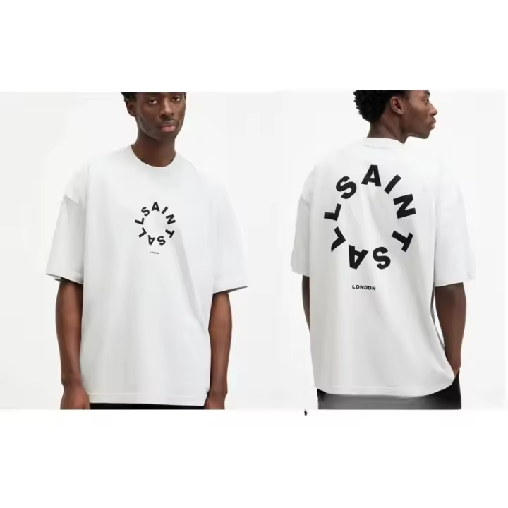 Camiseta De Manga Corta Moda Verano Todas Las Santas Impresión En La Parte Superior Creativa Para Hombres Y Mujeres - 1