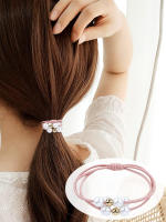 Juego De Accesorios Para El Cabello Rosa Para Mujeres Y Niñas Pinza Para El Cabello Cinta Elástica Y Scrunchies Moda De Cabello - details 5