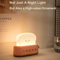 Lámpara De Mesa De Tostador LED Recargable USB Para Habitación Decoración De Cumpleaños Regalo Para Niñas Y Niños Kawaii Luz Nocturna Para Habitación - details 11