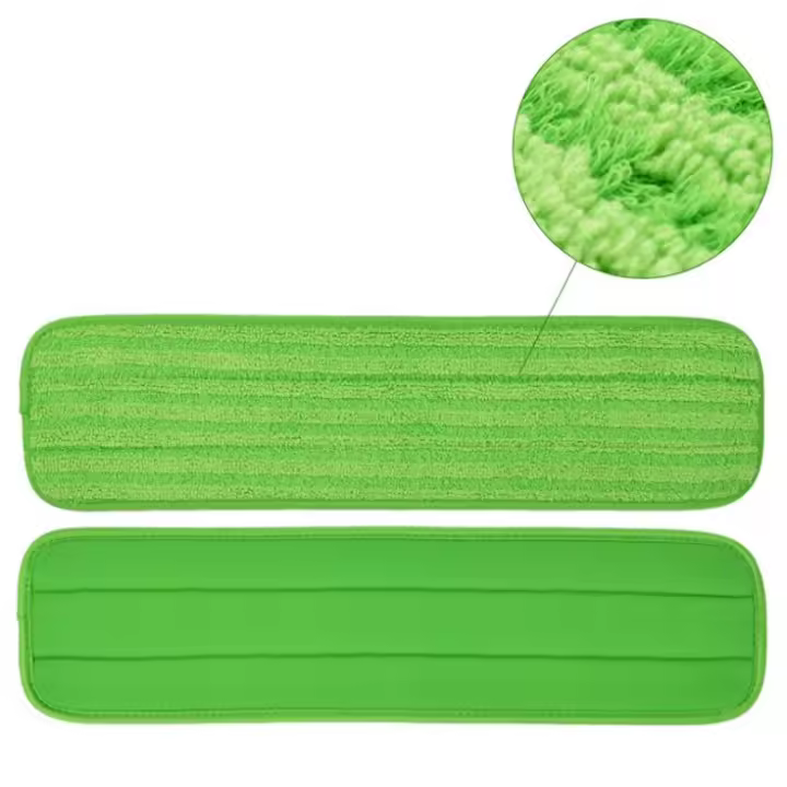 Kit de repuesto de almohadillas de microfibra para fregona, paquete de 2 cabezales de fregona lavables y reutilizables para 14-18 pulgadas - 1