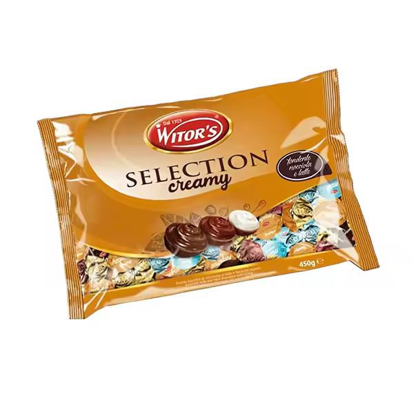 Witor's Selection Creamy Mix - Surtido de Bombones de Chocolate (Leche, Avellana y Fondant) - Bolsa 1 kg - 1