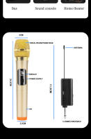 Micrófono Inalámbrico UHF 2 Canales Fijo Para Party Karaoke Profesional Iglesia Show Conferencia Handheld Micphone CHANGXI - details 9