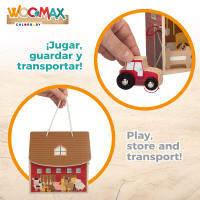 WOOMAX Granja de madera portátil - details 2