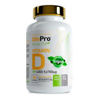 LIFE PRO NUTRITION VEGAN VITAMIN D 4000UI 90 VEGANCAPS - Refuerza el Sistema Inmune - Favorece la Absorción de Calcio - details 0