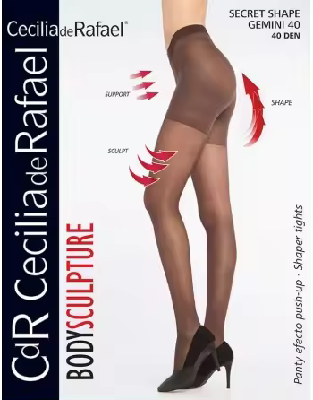 Cecilia de Rafael PANTY PUSH-UP -40 Den-CECILIA DE RAFAEL    LevelEleven - 1