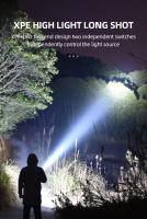 Linterna Solar LED Potente Portátil Con Luz De Trabajo COB Recargable USB 4 Modos De Iluminación Torcha Solar Para Exteriores - details 2