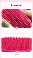 Lavado De Perros Con Cepillo De Silicona Masajeador Para Mascotas Cortos Gato Limpieza Con Guantes De Cepillo Silicone - details 4