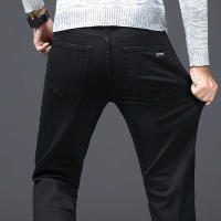 Wthinlee Jeans Para Hombre Negocios Casual Stretch Denim Azul Y Negro Trasero Recto Moda Primavera Verano Ropa De Marca - details 20