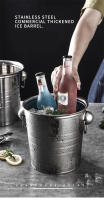 Cubeta De Hielo De Acero Inoxidable 3/5L Cubeta De Vino Y Cerveza Refrigeradora Para KTV Bar Cocina Fiesta Barra Accesorio De Cocina Y Barra - details 4