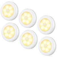Lámpara Nocturna LED Con Sensor De Movimiento PIR Luz De Armario Inalámbrica Y Batería Para Dormitorio Y Closet Iluminación De Mesa Para Cama - details 1