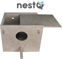 Nido Madera nestQ para Exoticos con Viruta Cama 15 cm x 13.5 cm x 12 cm, Diamantes Mandarin, de Gould, Babero, Papagayo, Moteado, Ruficaudo, Bichenov, Modesto, Pico Plata, Tricolor, Isabelita de Japon - details 3