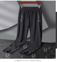 Pantalones Deportivos De Correr Para Hombre Transpirables Y Elásticos Ice Silk Jogging Ajustables Para Gimnasio Y Entrenamiento Al Aire Libre Talla Hasta 8XL - details 10