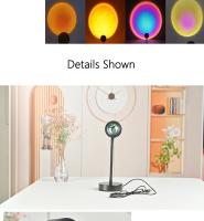 Lámpara De USB Proyector De Atardecer Luz De Ambiente Para Sala De Estar Y Dormitorio Decoración De Pared Luz Nocturna Para Fotografía - details 7