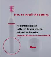 Afeitadora eléctrica para mujer 2 en 1 Afeitadora Eléctrica para Mujer Ladyshaver Mujeres, zona de bikini, cara, maquinillas de afeitar para mujer, sin dolor, mini afeitadora facial con pilas - details 3