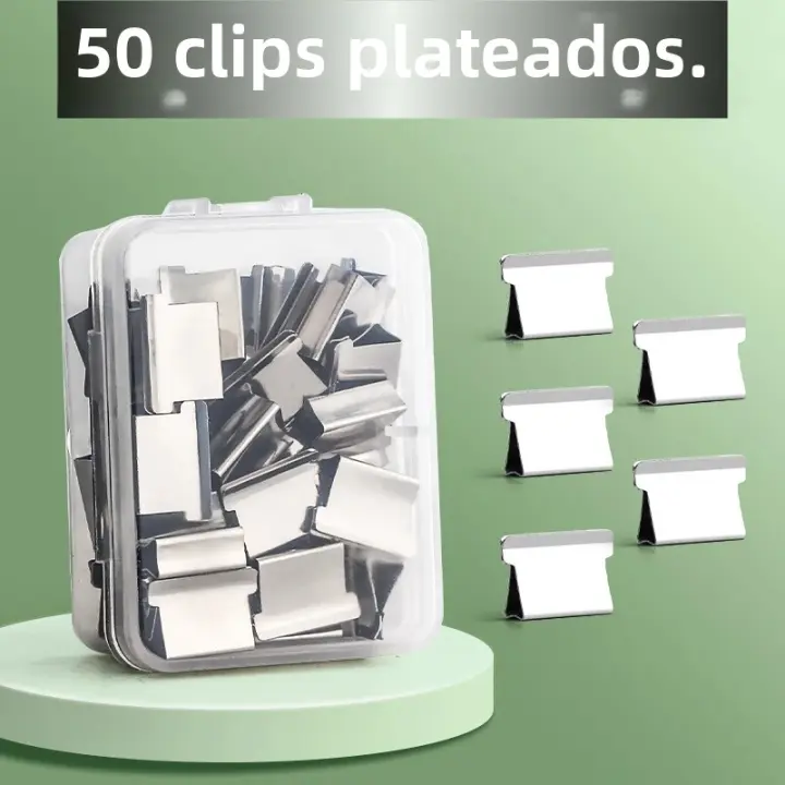 Clavadora Manual Mini De Metal Para Oficina Y Escuela Sin Químicos Reutilizable Para Papel Y Libros Herramienta De Fijación Para Estudiantes Y Empresas - 1