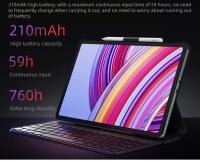Estuche Protector Con Teclado Bluetooth Para Redmi Pad pro 12.1" 64 Teclas 760H Tiempo De Espera Ultra Largo Compatibilidad Exclusiva Con Redmi Pad pro - details 2