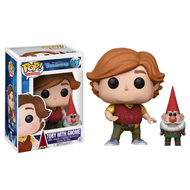 FUNKO POP! TROLLHUNTERS - TOBY CON GNOMO, 13694, Nº467, TIENDA CON LICENCIA OFICIAL - 1