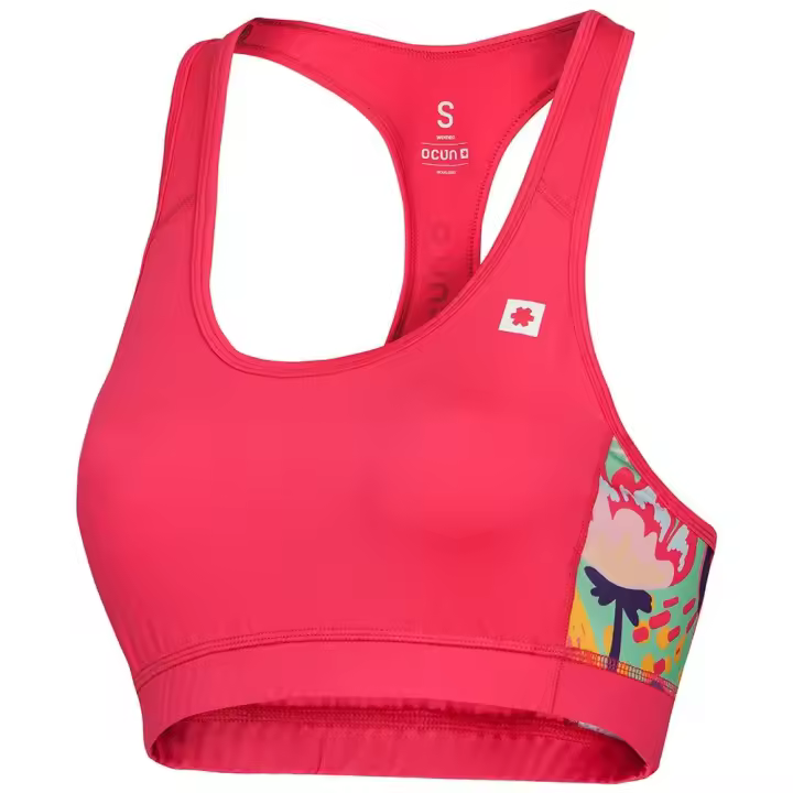 Ropa mujer Tops y sujetadores deportivos Ocun Sujetador Deportivo Misty Rojo - 1