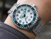 Reloj De Pulsera Mecánico CADISEN AQUA DIVER 2024 Para Hombre Lujo Resistente Al Agua 100M Con Movimiento Automático NH35A Cristal De Zafiro Luminoso Y Calendario Completo - details 12
