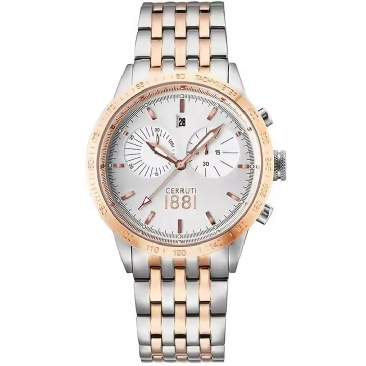 Cerruti 1881 Cra096i211g Udine Reloj Para Para Hombre Color Dorado - 1