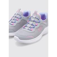 Skechers SLIP-INS: BOUNDER - SIMPLE CUTE Deportivas Planas Niña Gris - details 1