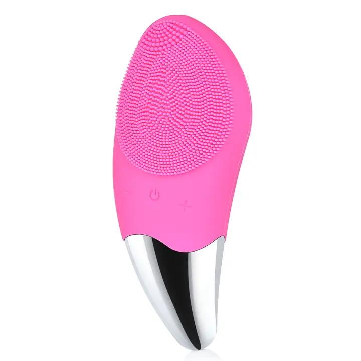 Hailicare-Cepillo de limpieza Facial Eléctrico, masajeador de silicona, resistant to Agua, Sónico, Limpiador de Poros profundos - 1