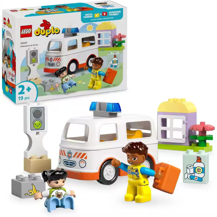 Lego 10447 Ambulancia y conductor Lego Duplo - 1