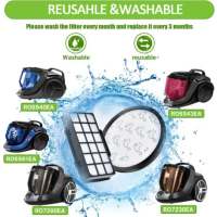 Juego de 3 Filtros Para Aspirador Rowenta - Compatible RO6921EA, RO6941EA, RO6951EA y más - details 2