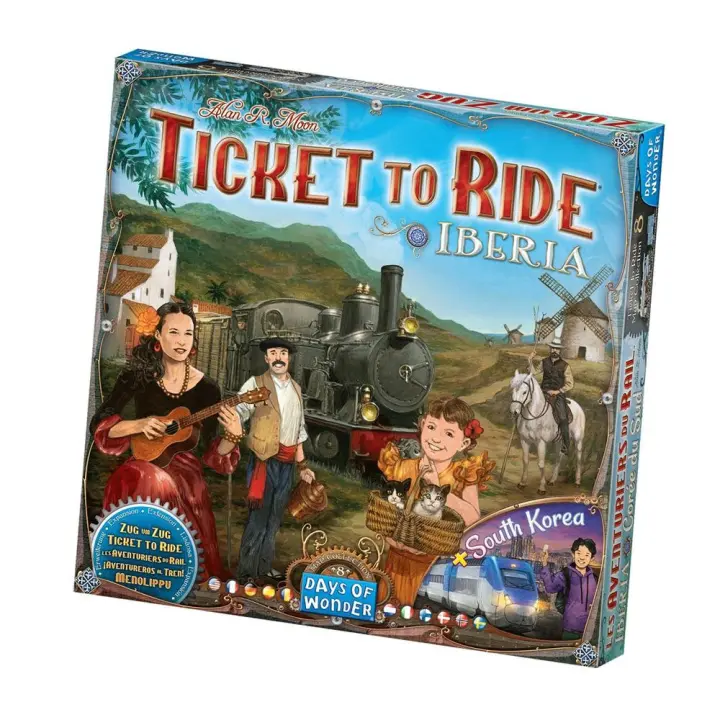 Juego de mesa ¡aventureros al tren! iberia y corea del sur edad recomendada 8 años - 1
