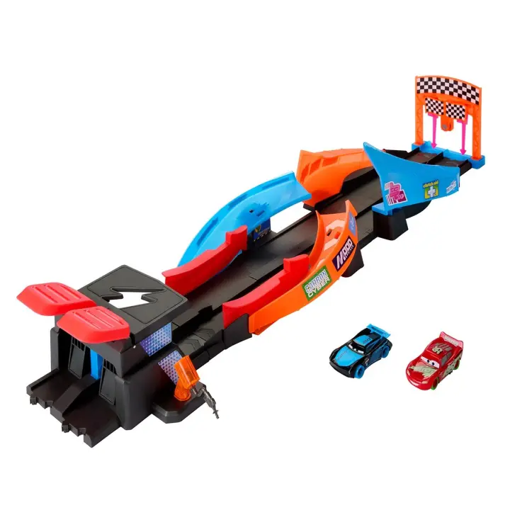 Cars Night Racing pista de coches HPD80 CARS MATTEL - 1