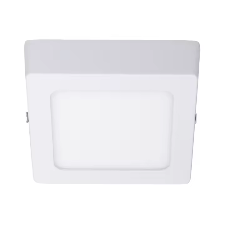 Ledkia Plafón LED 6W Cuadrado Aluminio 105x105 mm Slim CCT Seleccionable Galán SwitchDimm Blanco - 1
