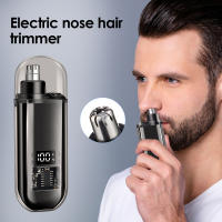 Mini Aparato De Peluquería Para Nariz Y Barba Recargable Con Dos Hojas Rotativas 360 Electrica Para Hombres Corte De Pelo Y Cejas - details 0