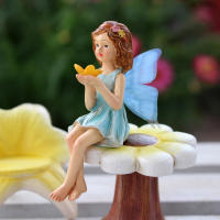Juego De Flores Fae Para Decorar Un Ambiente Relajante Con Micro Paisajes De Macetas Adorno De Verano Para Exterior Estilo Fairy - details 5