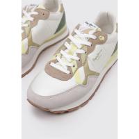 Pepe Jeans BRIT PRINT W Deportivas Planas Mujer Blanco - details 1