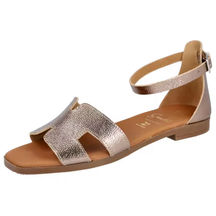 Shoes Sandalias Planas marca Oh! My Sandals para mujer en color metalizado - 1