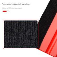1pc Herramienta De Squeegee De Borde De Lana 4 Pulgadas Para Vinilo De Coche Limpieza Y Estilizado De Vinilos Sin Rascaduras Espátula Para Pegatinas De Pared - details 1