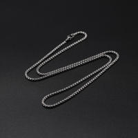 Collar De Moda Skyrim 60cm Cadenas Largas De Acero Inoxidable 2-4mm Gruesas Joyería Regalo Para Hombres Y Mujeres - details 4