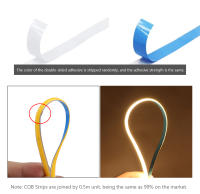 Tira De Luz LED COB Flexible 12V Alta Brillo Para Cocina Armario TV Decoración De Habitaciones Y Coches Tape De Neón Luz De Escritorio - details 10