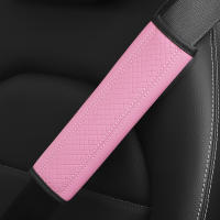 Almohadilla De Cinturón De Seguridad De Cuero PU Para Coche Cubierta De Hombro Transpirable Protección Accesorios De Automóvil Interior - details 15