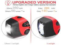 Linterna LED De Alta Potencia Con Radio AM/FM/NOAA Y Cargador USB De Radio De Mano Y Dinamo Para Supervivencia En Emergencias - details 0