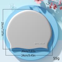 Gorro De Natación De Silicona Impermeable Y Elástico Para Mujeres Y Hombres Gorro De Natación Puro Color De Alta Elasticidad - details 11