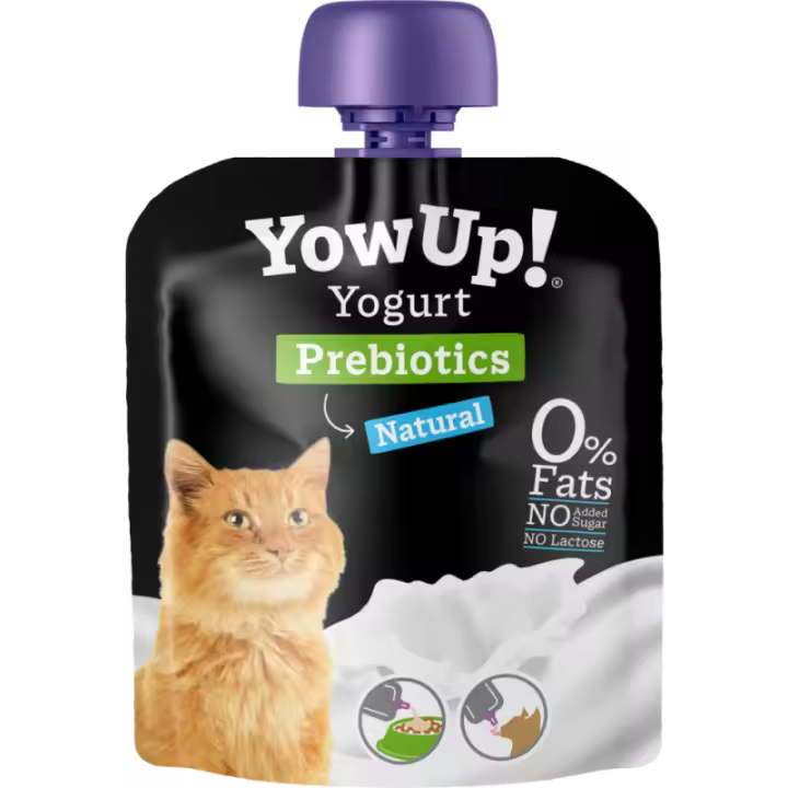 Yowup! Yogurt Natural Prebiotics Para Gatos 85 G 1 Unidad - 1