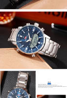 Reloj De Pulsera De Cuarzo Para Hombre KAT-WACH 2024 Lujo Original Impermeable Digital Con Mostrador De Tiempo Multizona Y Luz LED - details 7