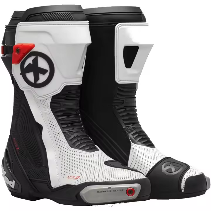 Botas moto XPD XP9-R Air negro blanco - 1