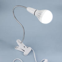 Soporte De Luz De Escritorio Flexible De 360 Grados Con Base E27 Y Interruptor on off Clip-On De Cables Para Plantas Y Hogar - details 9