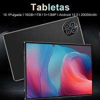 14 Núcleos,Nueva Red, Tablet Android 2025, Versión Global, 20000mAh,16 GB RAM 1 TB ROM, 10,1 Pulgadas, Android 13,0, Wifi Bluetooth Network Tableta - details 0