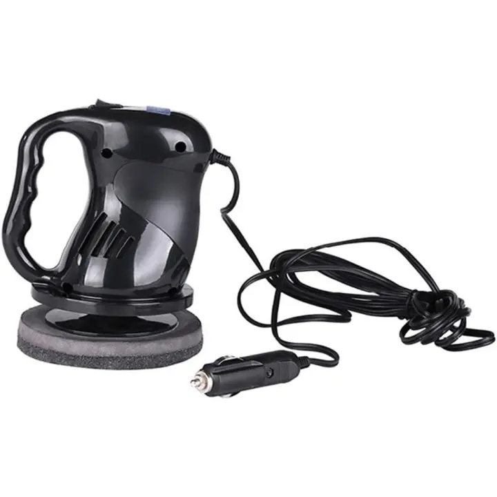 Kit de pulidora de cera para coches eléctricos, almohadilla para máquina con pulidora + funda de felpa + toalla de siesta - 1